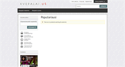 Desktop Screenshot of kvepalai.us