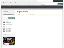 Tablet Screenshot of kvepalai.us